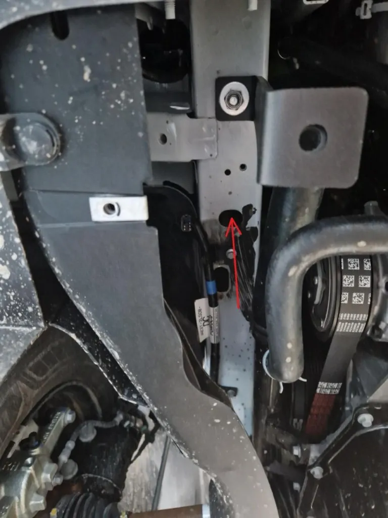 Plaque de protection robuste en acier galvanisé Ford Transit Custom