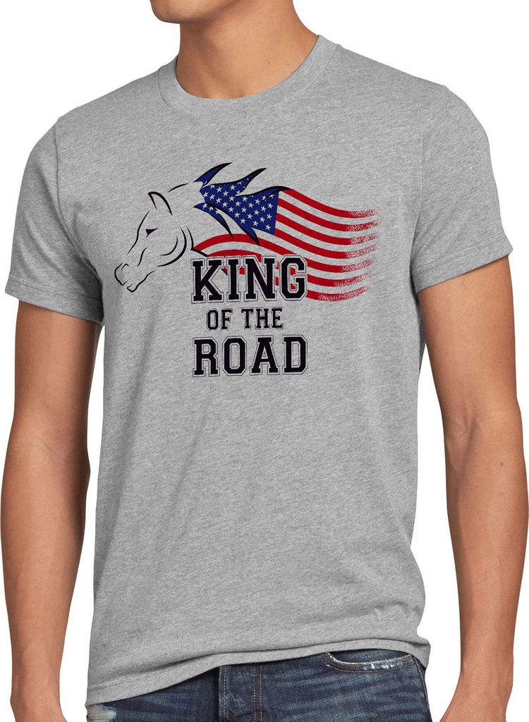 style3 King of the Road Herren T-Shirt Amerika America Muscle Car