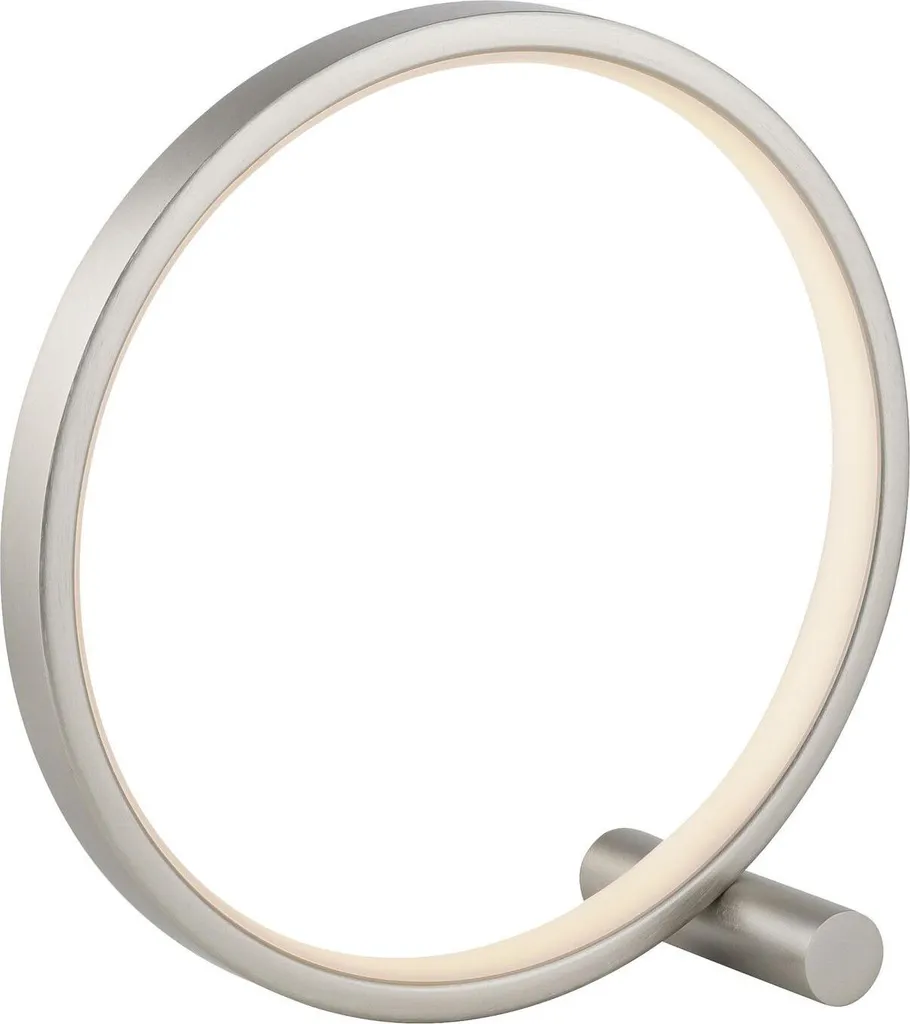 Lampada Scrivania LED Argento 25,5 cm | Luce Metallo Resistente - 2