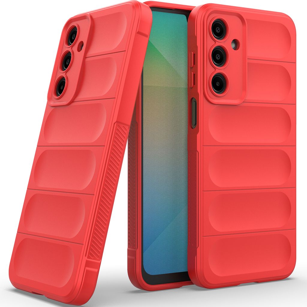 Handyhülle für Samsung Galaxy A16 5G Weich TPU Silikon Stossfest Anti-rutsch Hülle Rot