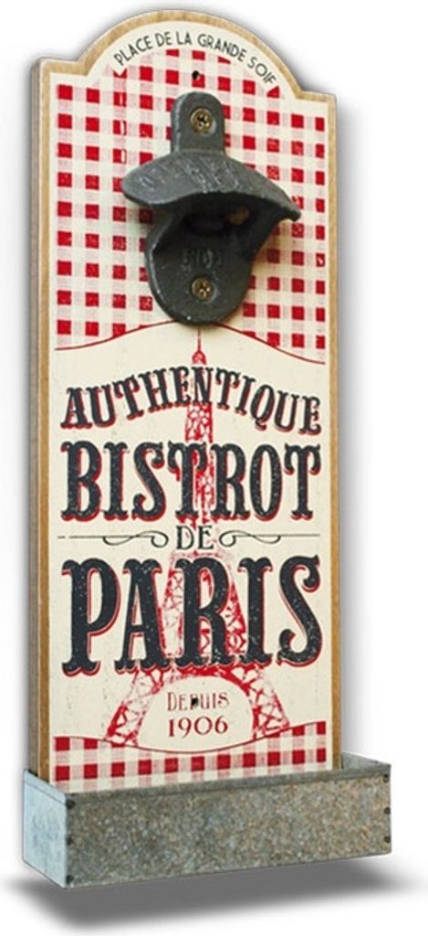 Wandflaschenöffner Bistrot de Paris