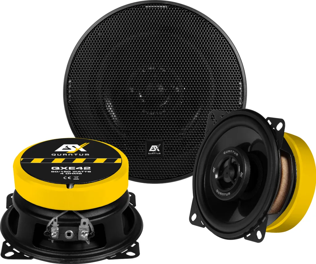 Haut-parleur 10 cm ESX Quantum QXE42 pour corriger les sons saturés