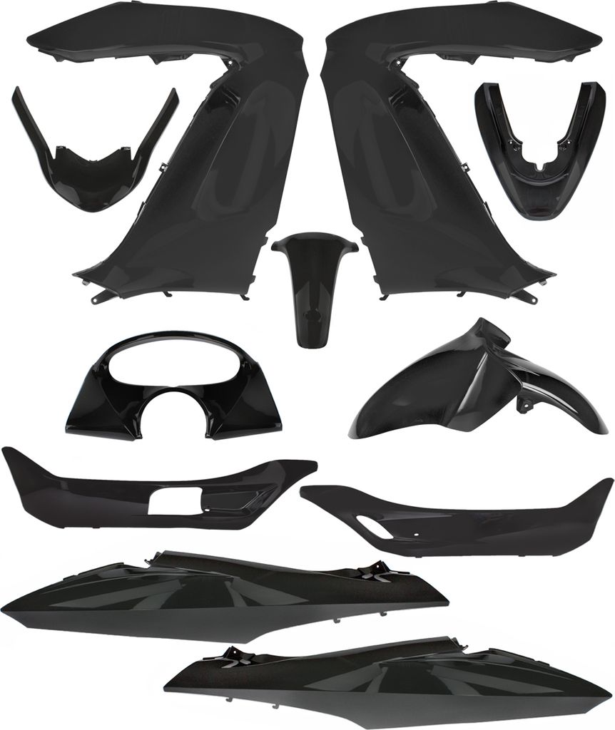 Kit de carrosserie en plastique renforcé (TNT) noir, Image du produit 