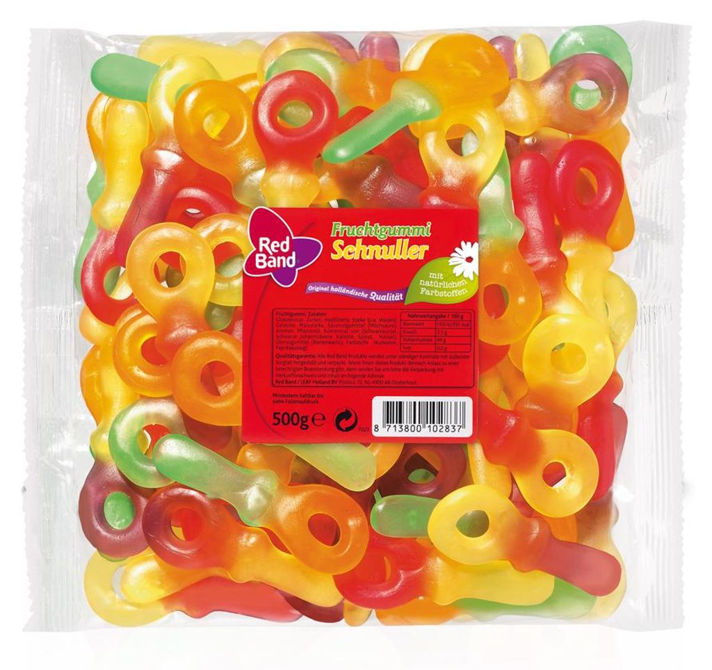 Red Band ovocné žvýkačky dummy minis ovocná kombinace 500g Obrázek produktu 