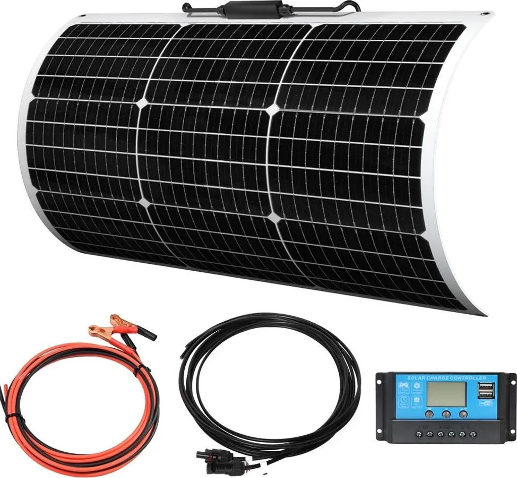 Kit di moduli solari, alta efficienza, struttura resistente, 12V50W Kit W