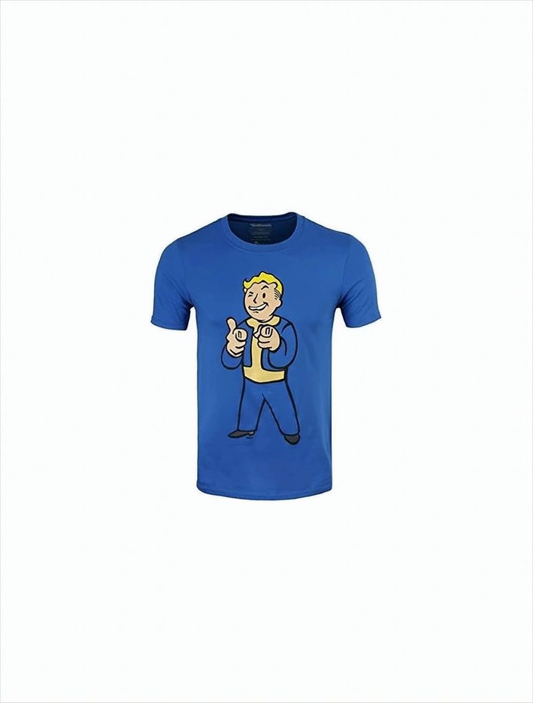 Fallout 4 T-Shirt -S- Boy Shooting Fingers, blau Produktbild 