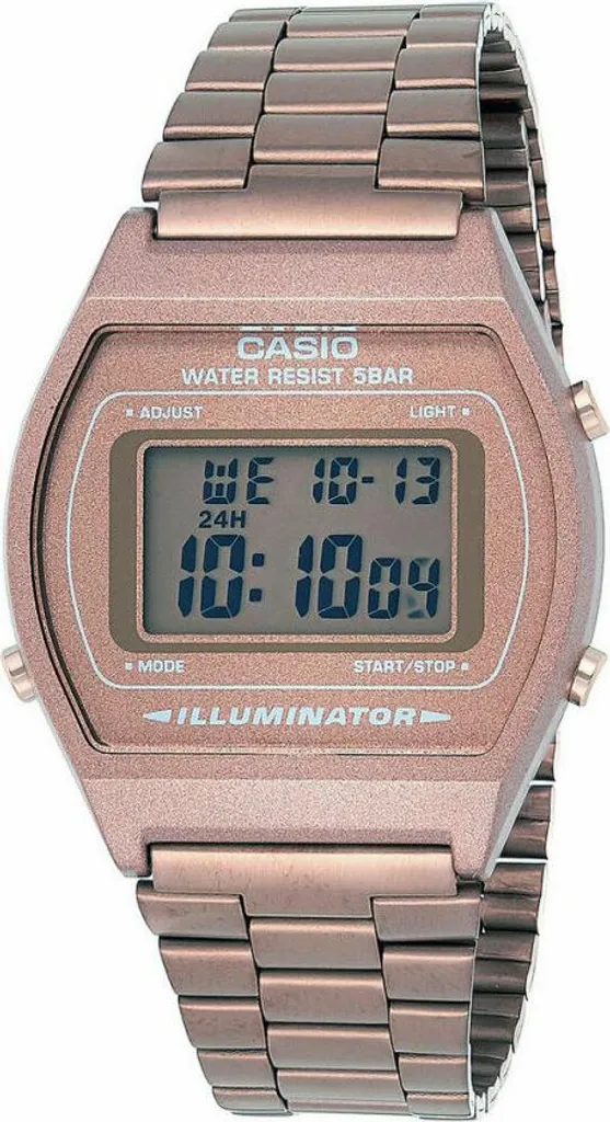 Casio B640WC-5AEF Orologio Digitale Unisex Oro Rosa - Collezione Vintage - 15