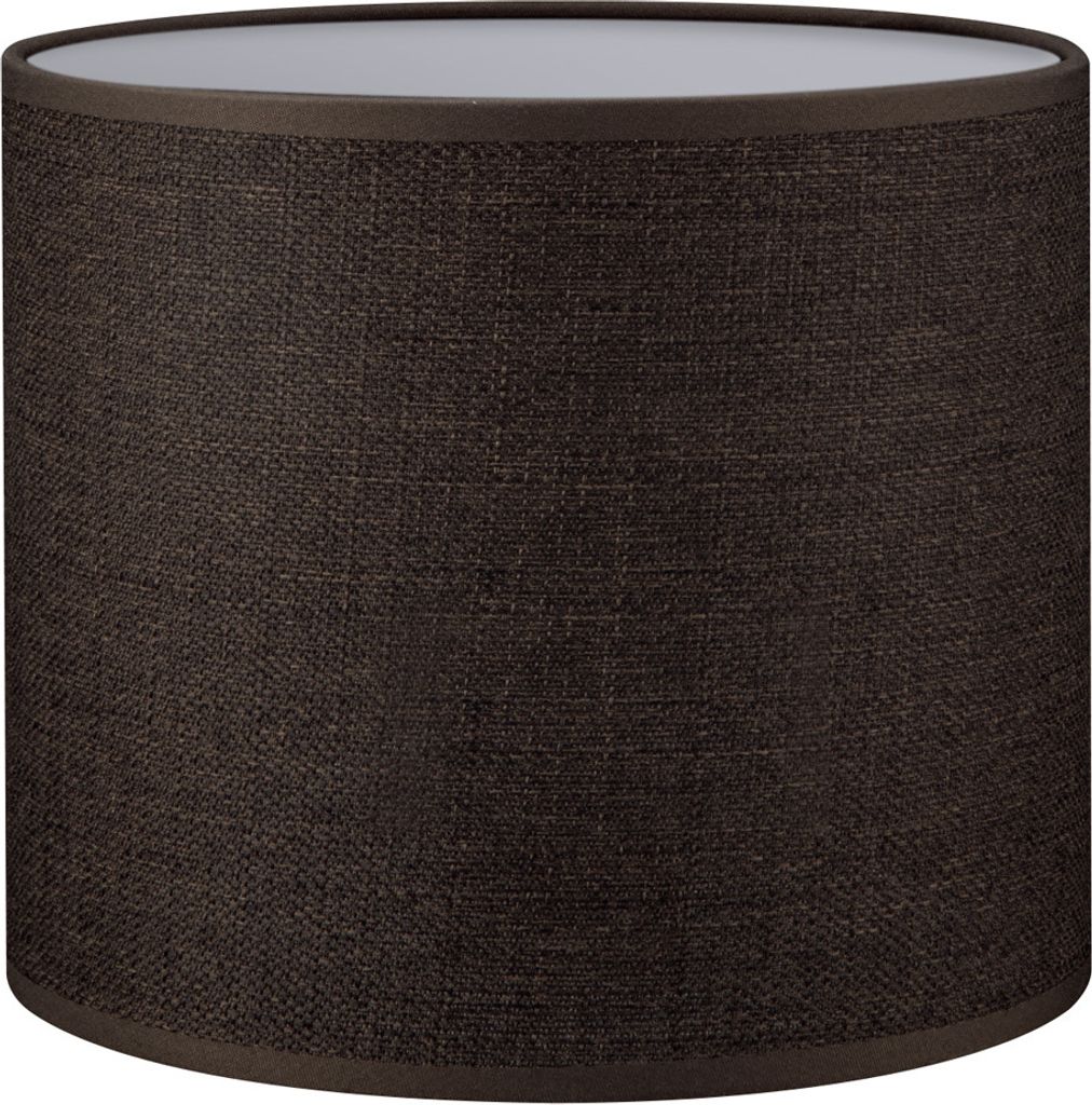 Home Sweet Home Lampenschirm Canvas dunkelbraun - B:20xT:20xH:17cm