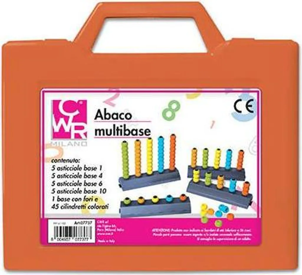 Tableau Abaco Multibase haute visibilité pour calcul et numération CWR