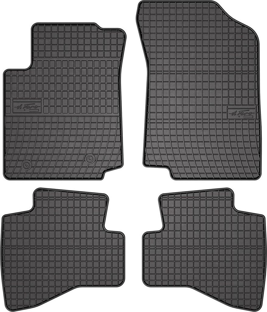 2014-2022 Toyota Aygo dywaniki podłogowe TPE czarne 4 szt Zdjęcie produktu 