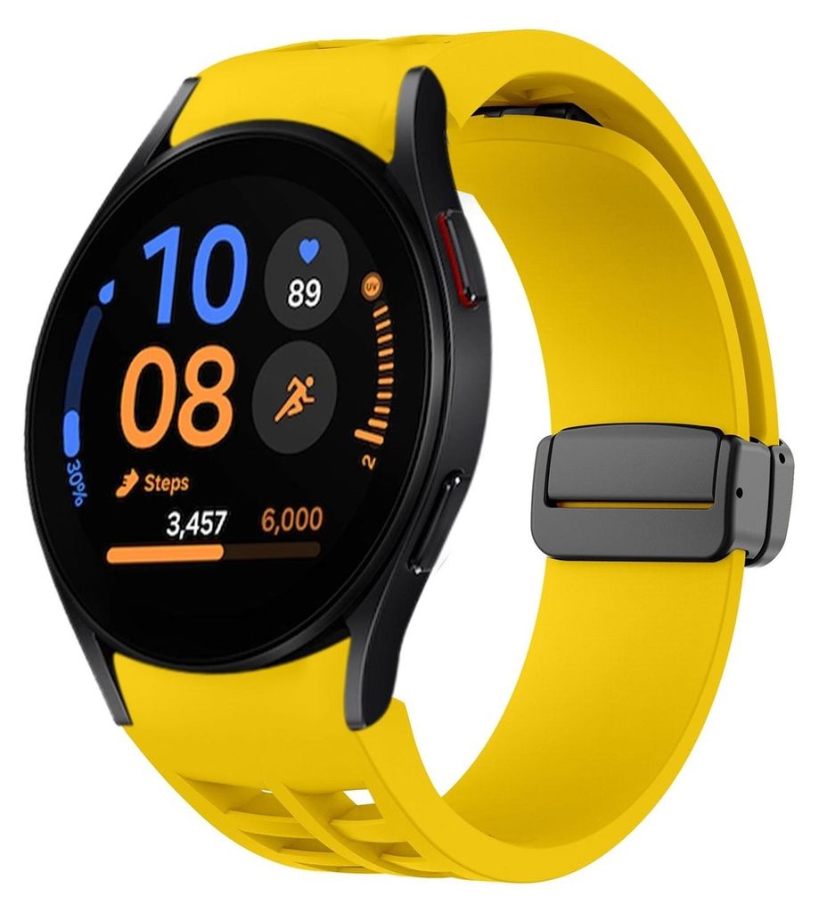 Für Samsung Galaxy Watch FE / 6 / 5 / 4 40mm Silikon Design Produktbild 