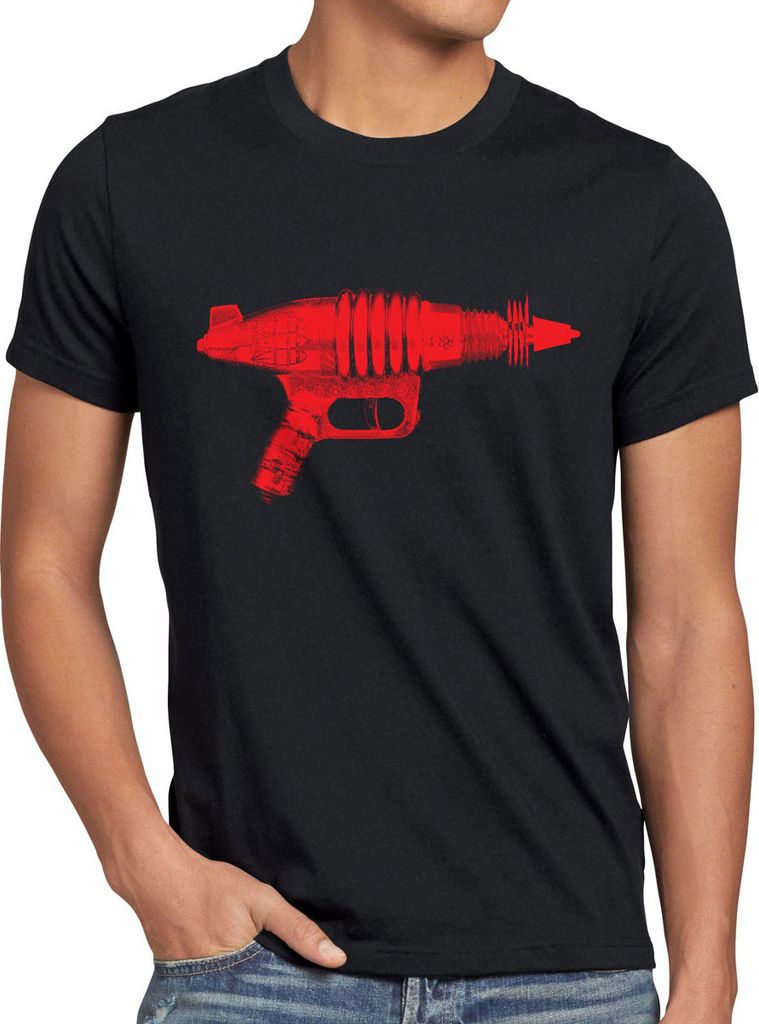 style3 Sheldon Space Gun Herren T-Shirt