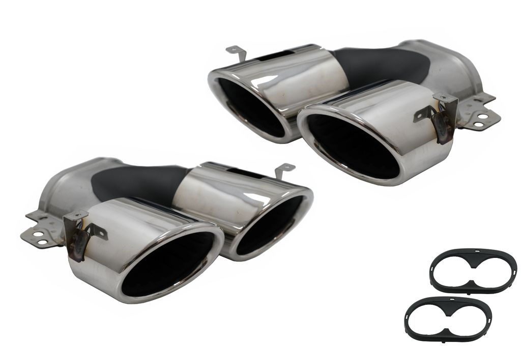 Endrohre Auspuff Tipps für Mercedes W177 CLA II X118 C118 GLA H247 GLB X247 35 45 AMG 18+