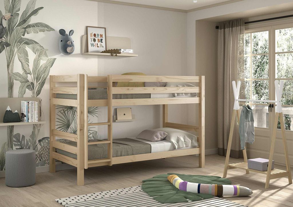 Etagenbett Pino Kiefer massiv 90 x 200 cm