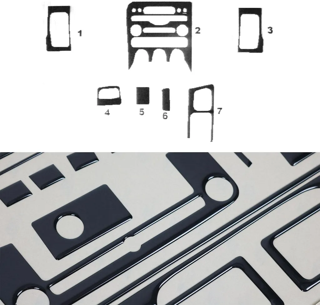 Kit Interni Honda City 06-16 Nero Lucido | 7pz Facile Montaggio