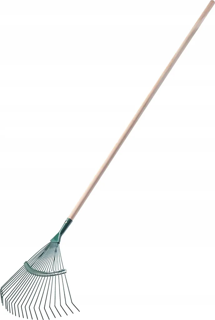 Rastrello 45cm per Foglie - Filo Metallico Alta Elasticità