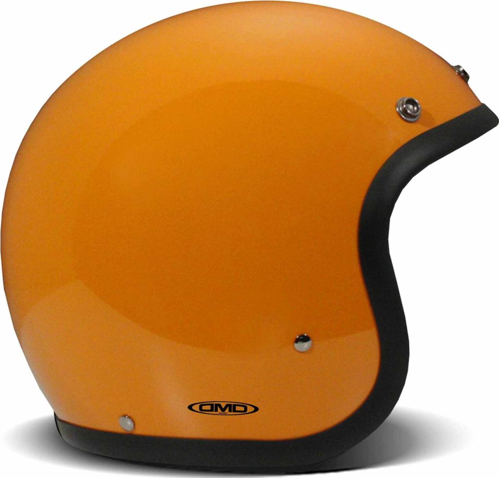 Jethelm Cafe Racer DMD Vintage Glänzendes Orange größe XS