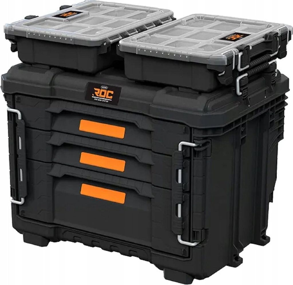 Skrzynka Keter ROC Pro Gear 2.0 z dwiema szufladami Zdjęcie produktu 