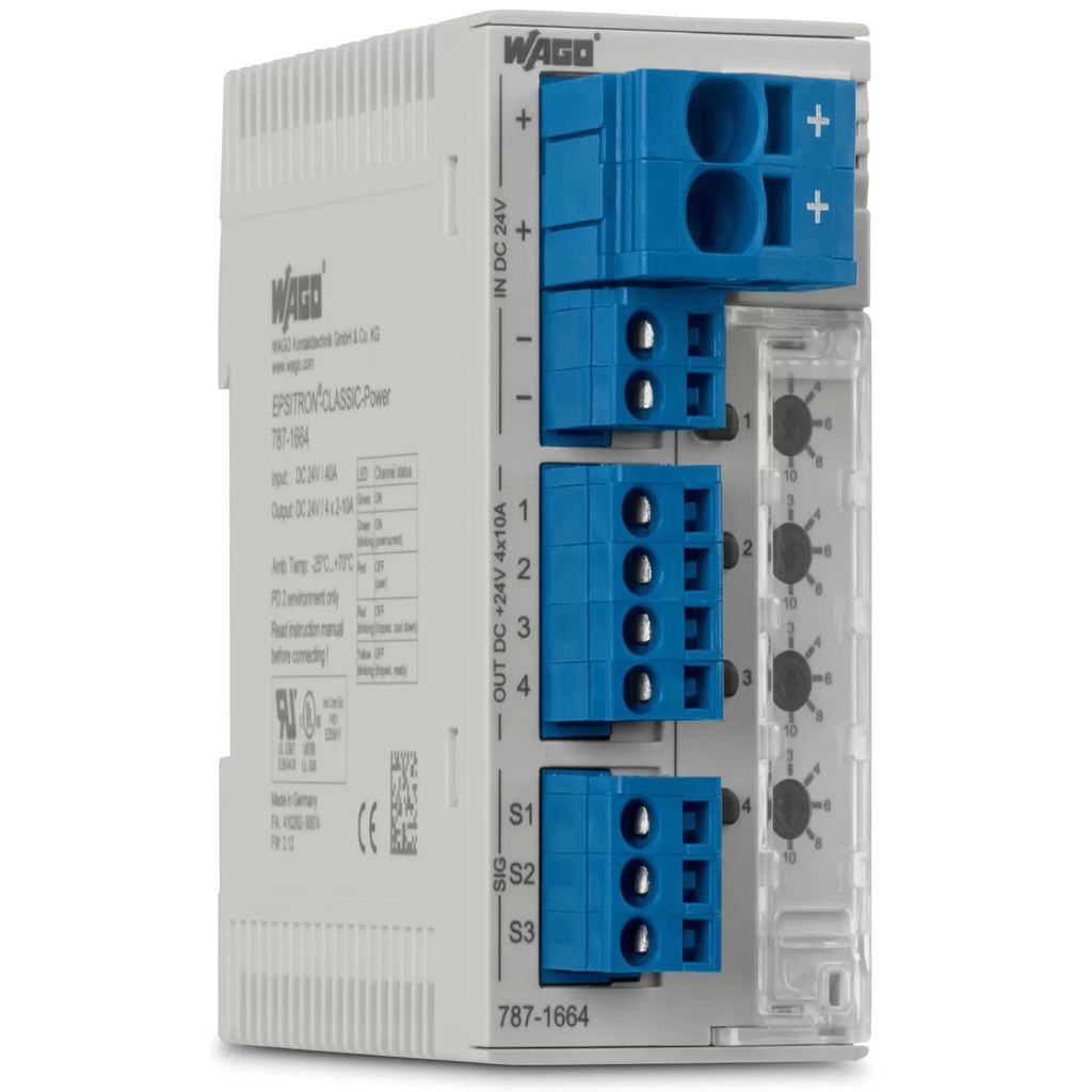 Protezione 24VDC 4x10A - Relè di monitoraggio corrente 2 Immagine del prodotto 