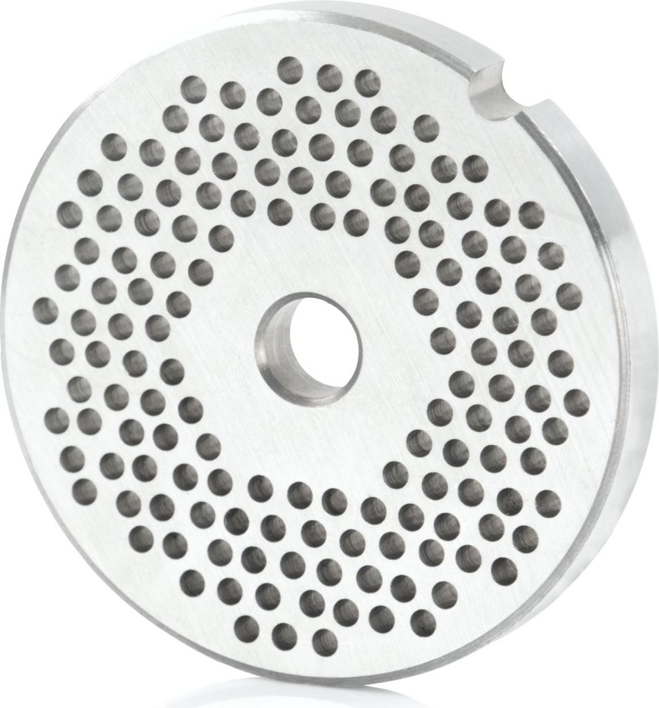 Mahlzeit Edelstahl Lochscheibe ø 3 mm für Profi Fleischwolf elektrisch | ø 7 cm
