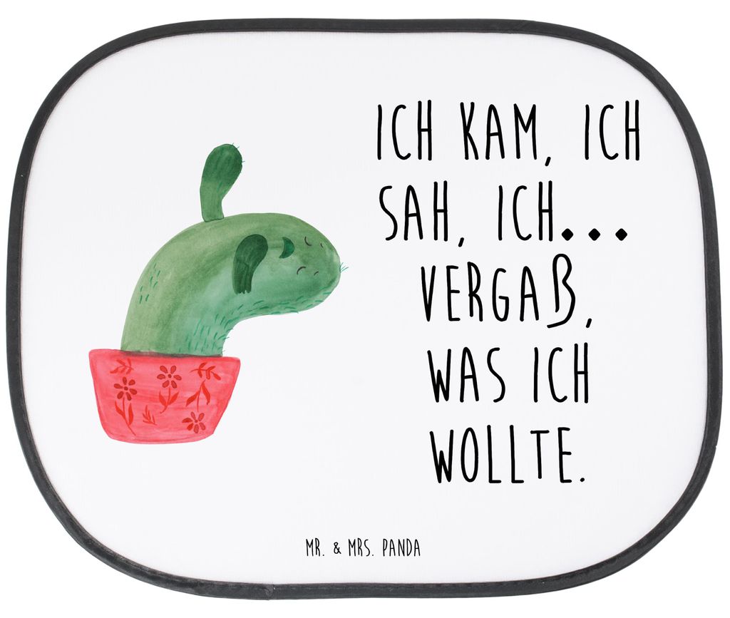 Mr. & Mrs. Panda Auto Sonnenblende Kaktus Mama - Weiß - Geschenk, Autosonnenschutz, Büro, Sonnenschutz, autofenster, Kakteen, Quote, Fürs, Autos...