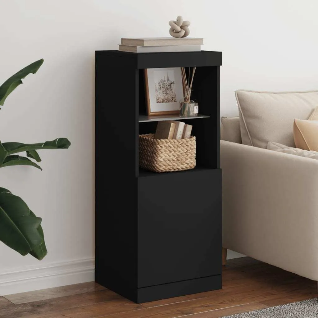 OFFERTA Credenza vidaXL LED Nera 41x37x100 cm | Ultimi Pezzi Disponibili