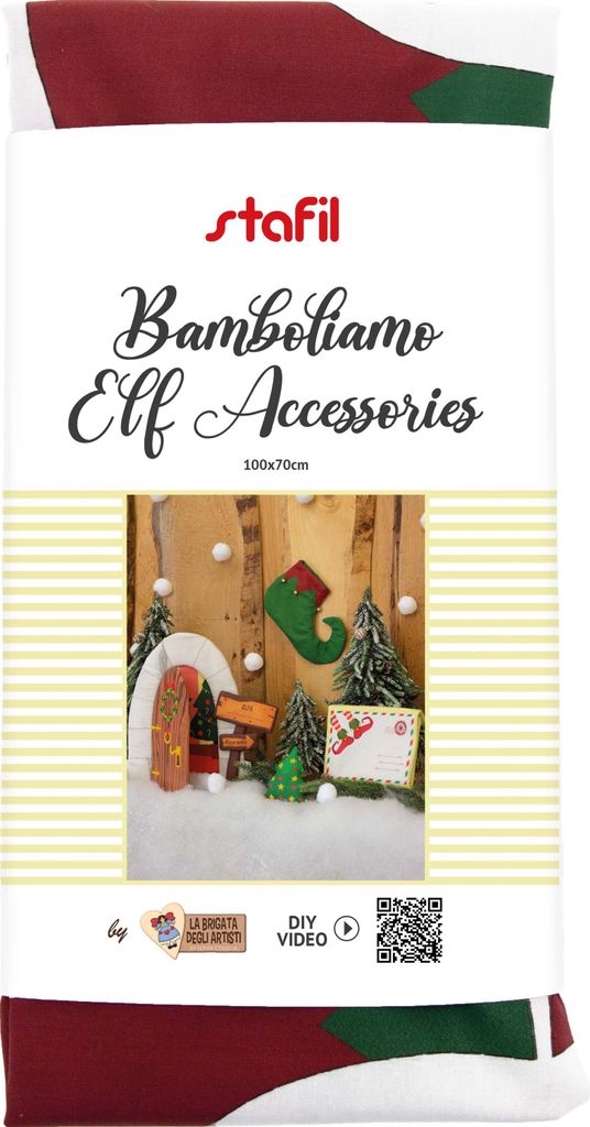stafil Nähset Elfenszene Stoffpaket 70x100 cm DIY Handarbeitsset Nähen