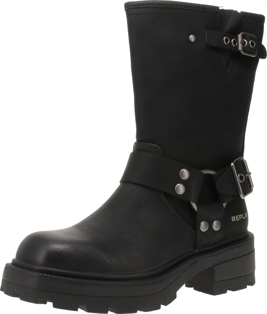 Replay Brigitte Boot GWL68 C0004S - Damen Boots - 003-Black, Größe:36 EU
