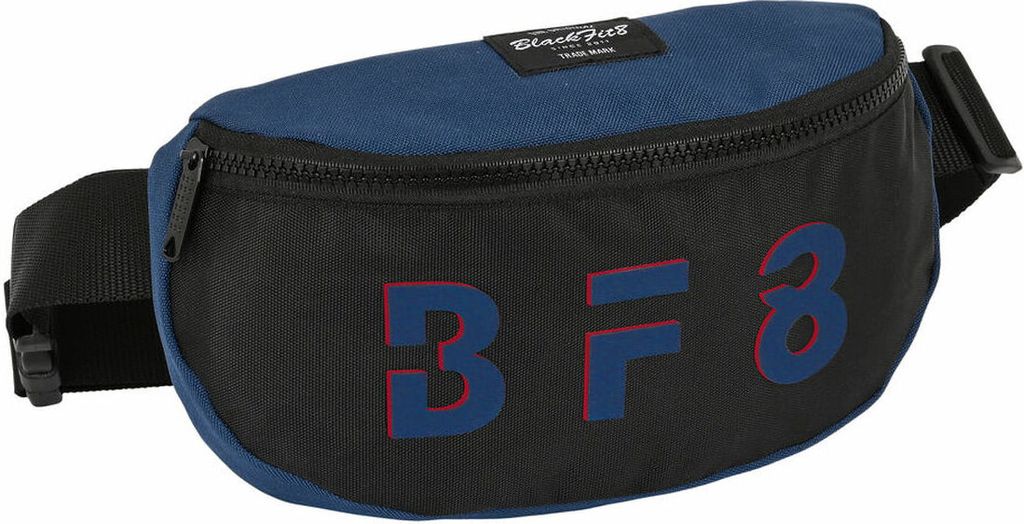 BlackFit8 Urban Bum Bag Schwarz Marineblau 23 x 14 x 9 cm