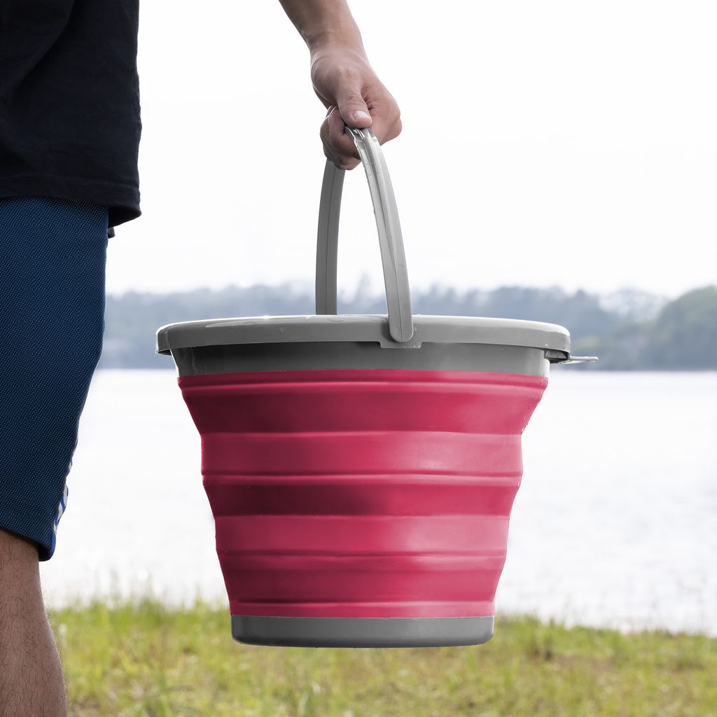 Navaris Falteimer Silikon Eimer faltbar - 5l Putzeimer Produktbild 