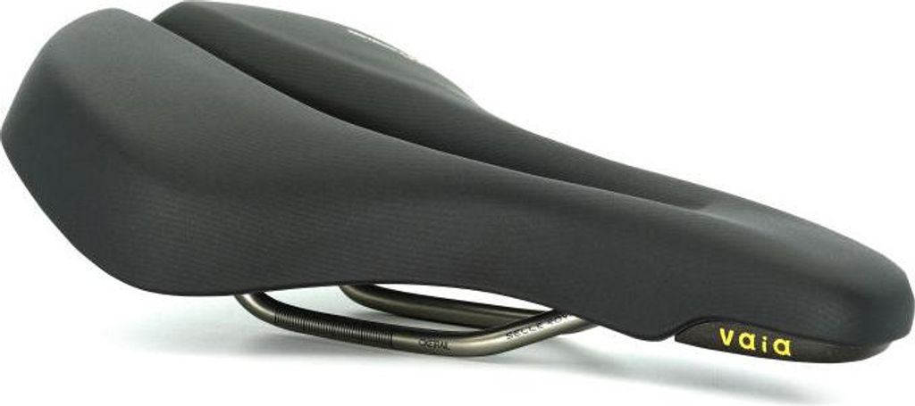 Tapis De Selle De Vélo/tricycle En Cuir Avec Dossier - Noir Et Rouge, Confortable, Neuf