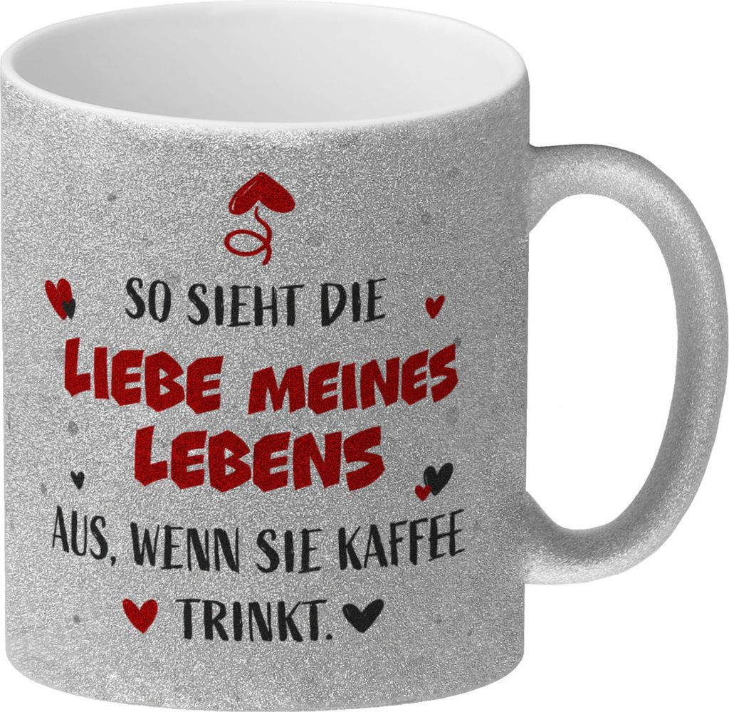 So sieht die Liebe meines Lebens aus wenn sie Kaffee trinkt