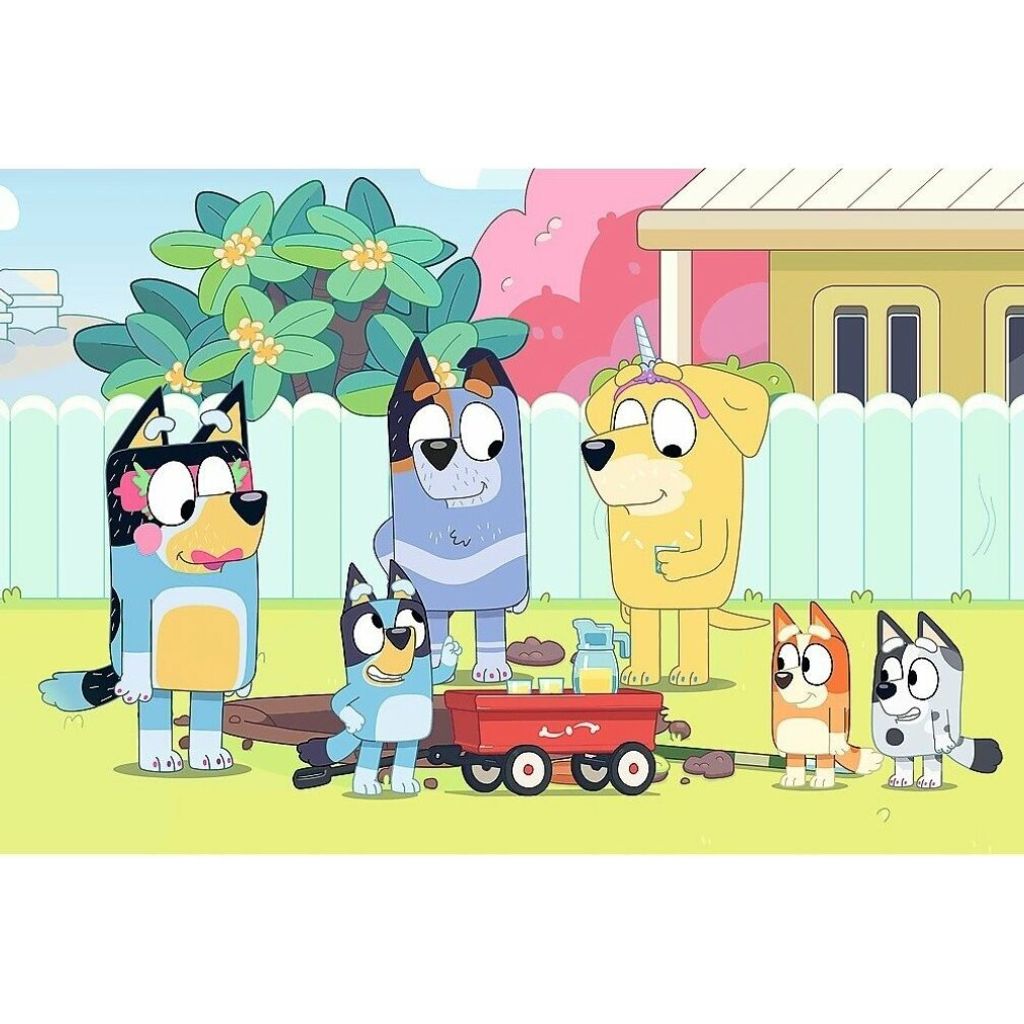 TREFL Puzzle Happy World Bluey 100 Teile Produktbild 