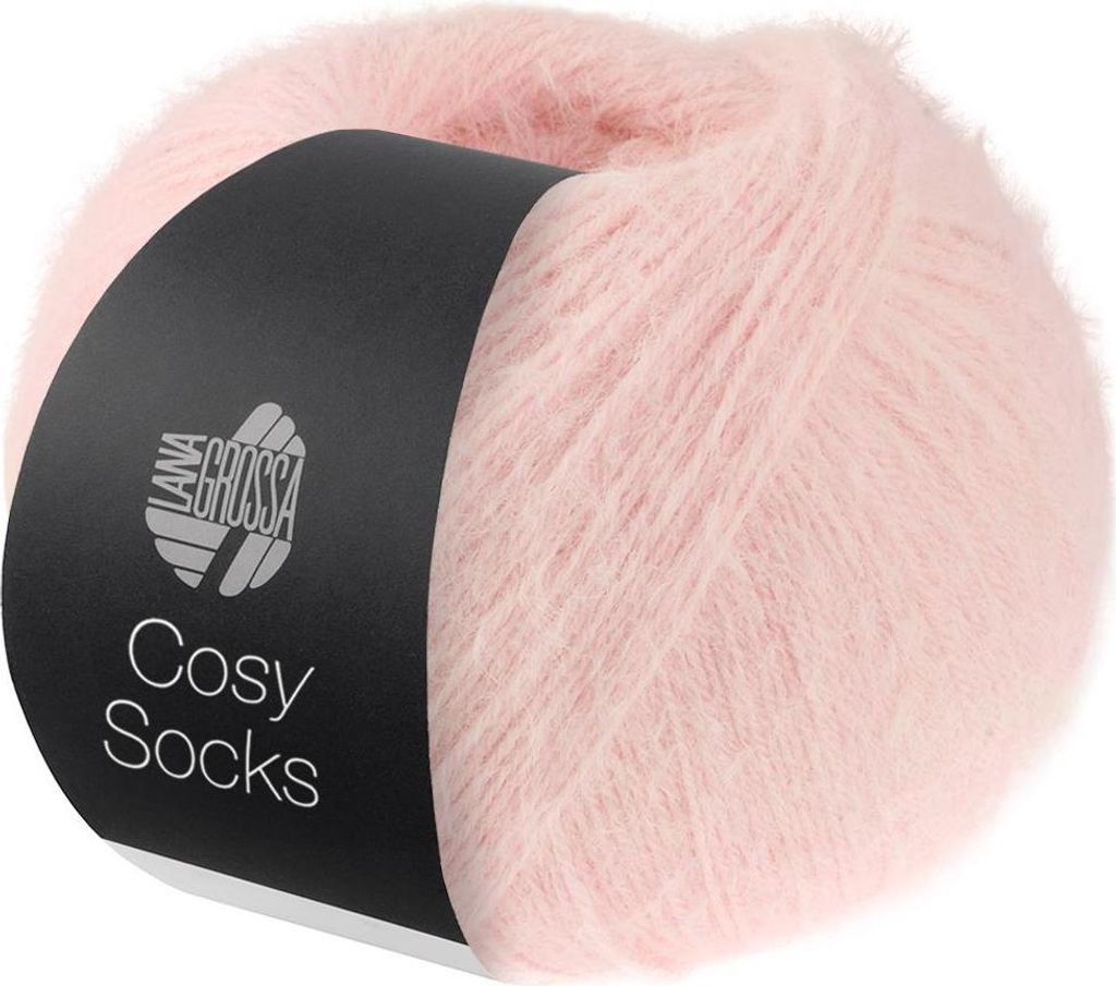 Lana Grossa - Cosy Socks 0001 rosa Produktbild 