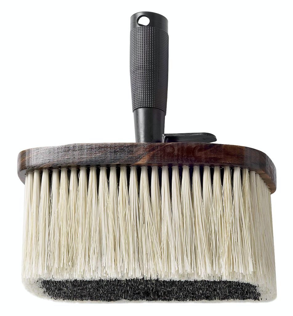 Deckenbürste Malerquast oval - Haar- / Kunststoffborsten-Mischung - 180 x 85 mm