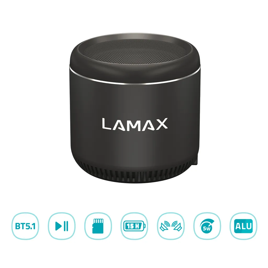 Mini Enceinte Nomade Bluetooth LAMAX Sphere2 Mini Puissante et Légère - 7