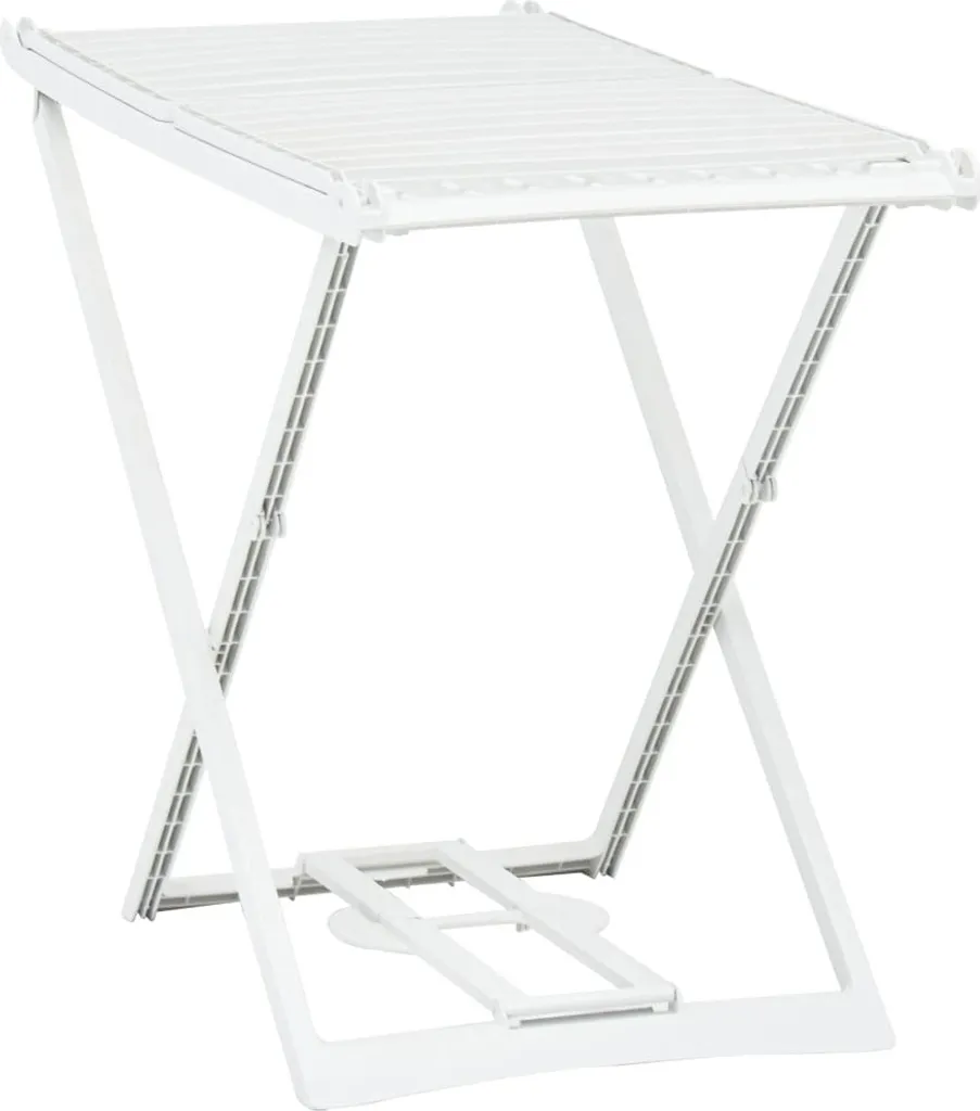 Étendoir à linge pliable blanc d'intérieur format compact 18 mètres - 4