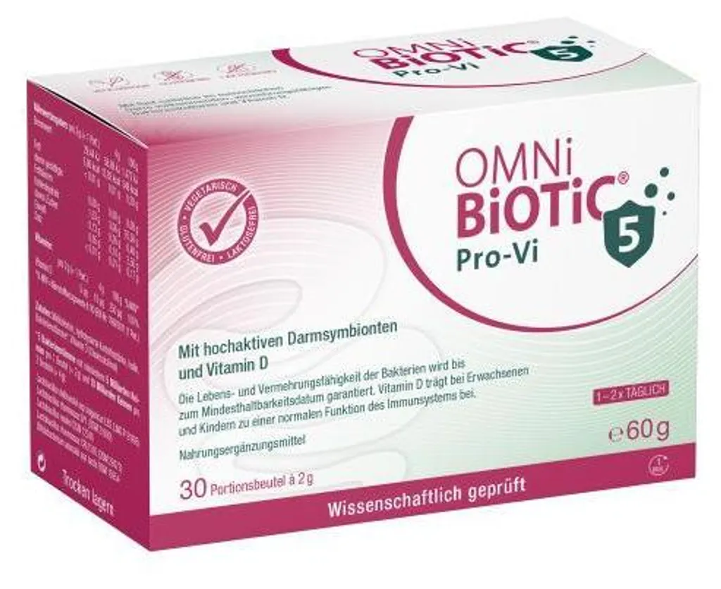 Fatigue et Immunité : Solution Omni Biotic Pro-Vi 5, 30 Sachets 2g