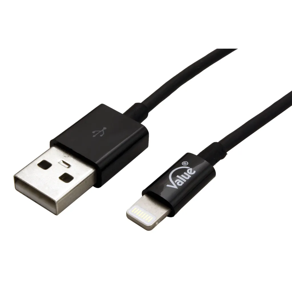 Câble Lightning Robuste de 1,8m VALUE pour une Charge Sécurisée - 5