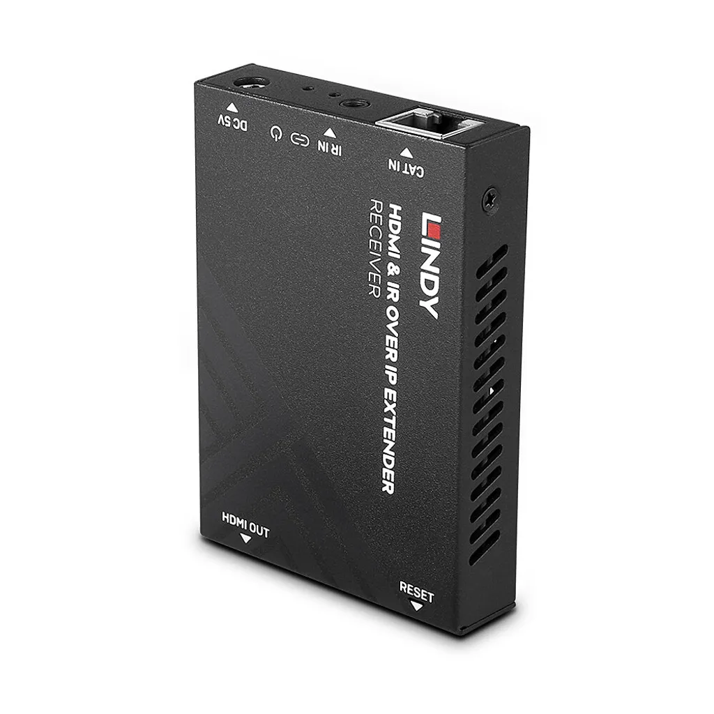 Lindy 38399 Amplificateur audio vidéo haute résolution Récepteur Noir