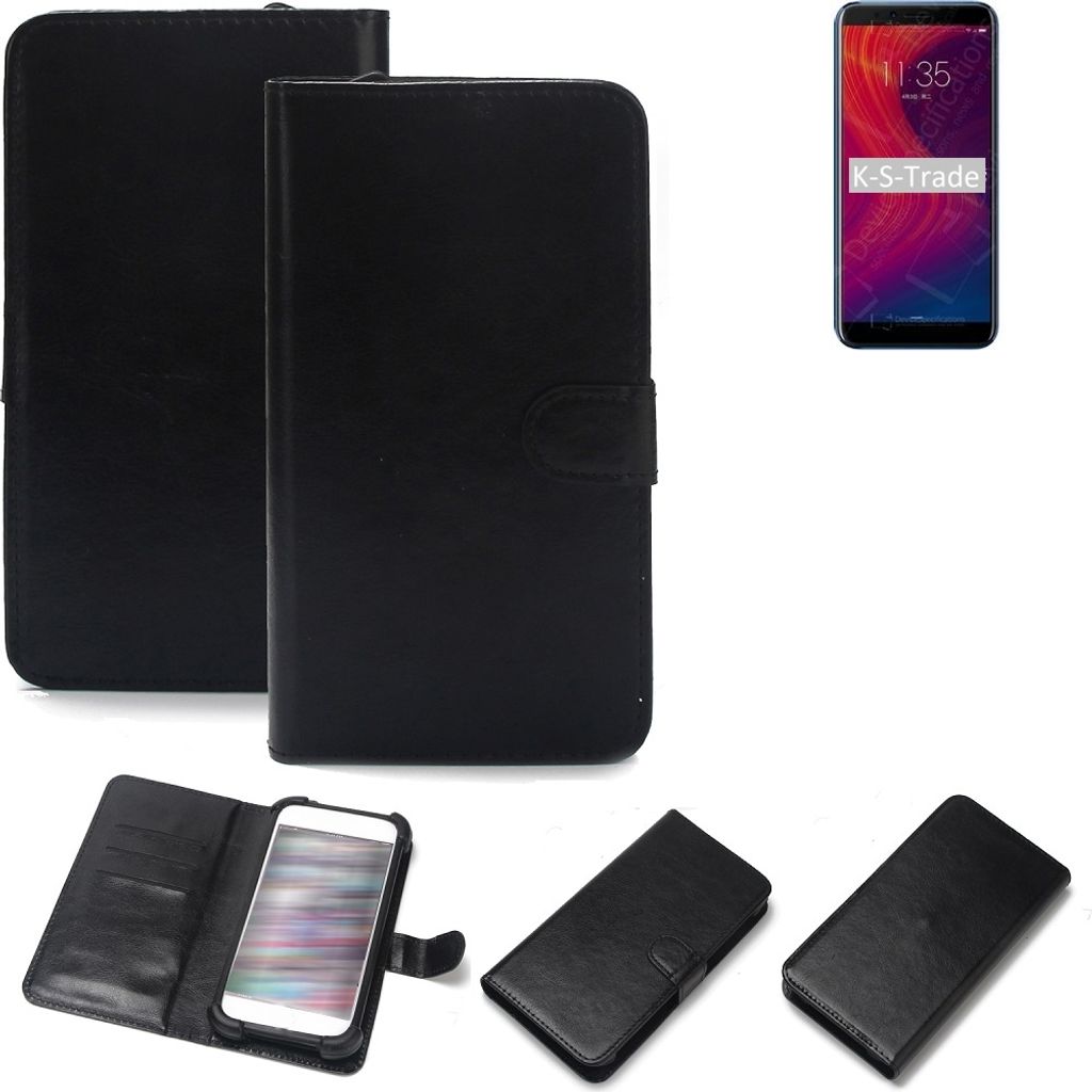 K-S-Trade Handyhülle Schutzhülle kompatibel mit Lenovo K5 Play Handy Schutz Hülle Handyhülle Bumper schwarz 1x