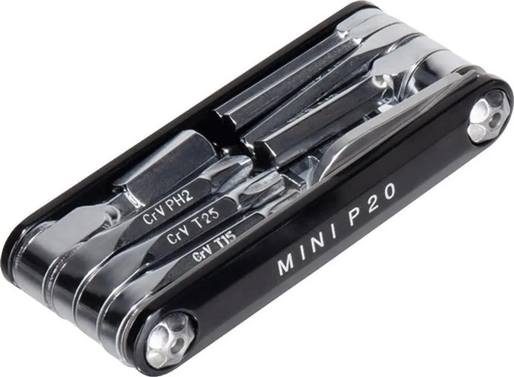 Topeak Mini P20 Multitool avec Dérive-chaîne et Clés Torx pour Cyclisme - 9