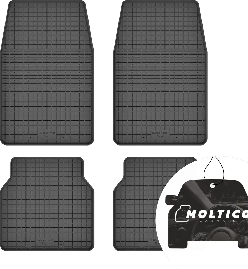 Tappetini Gomma Su Misura Volkswagen Scirocco I 1974-1981 - Set 4 Pezzi