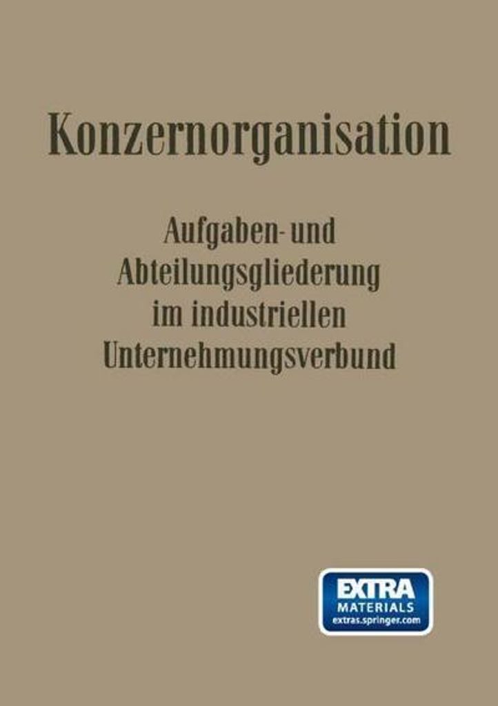 Konzern-Organisation