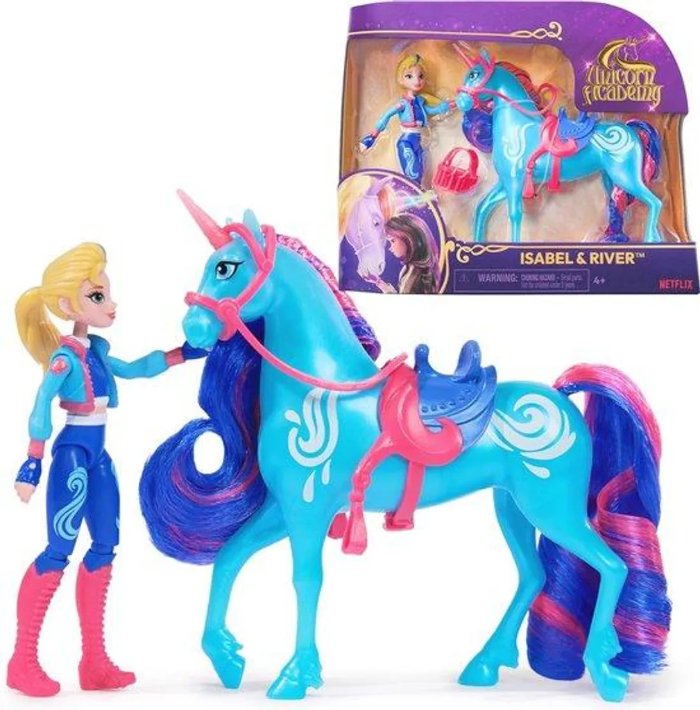 Coffret Jouet Figurine et Licorne Magique pour Enfant de Plus de 4 Ans