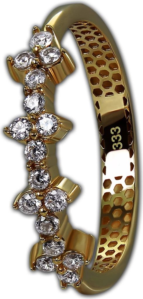 GoldDream Ring Gr. 54 17,2 Echtgold333er Gelbgold goldweiß D2GDR547Y54