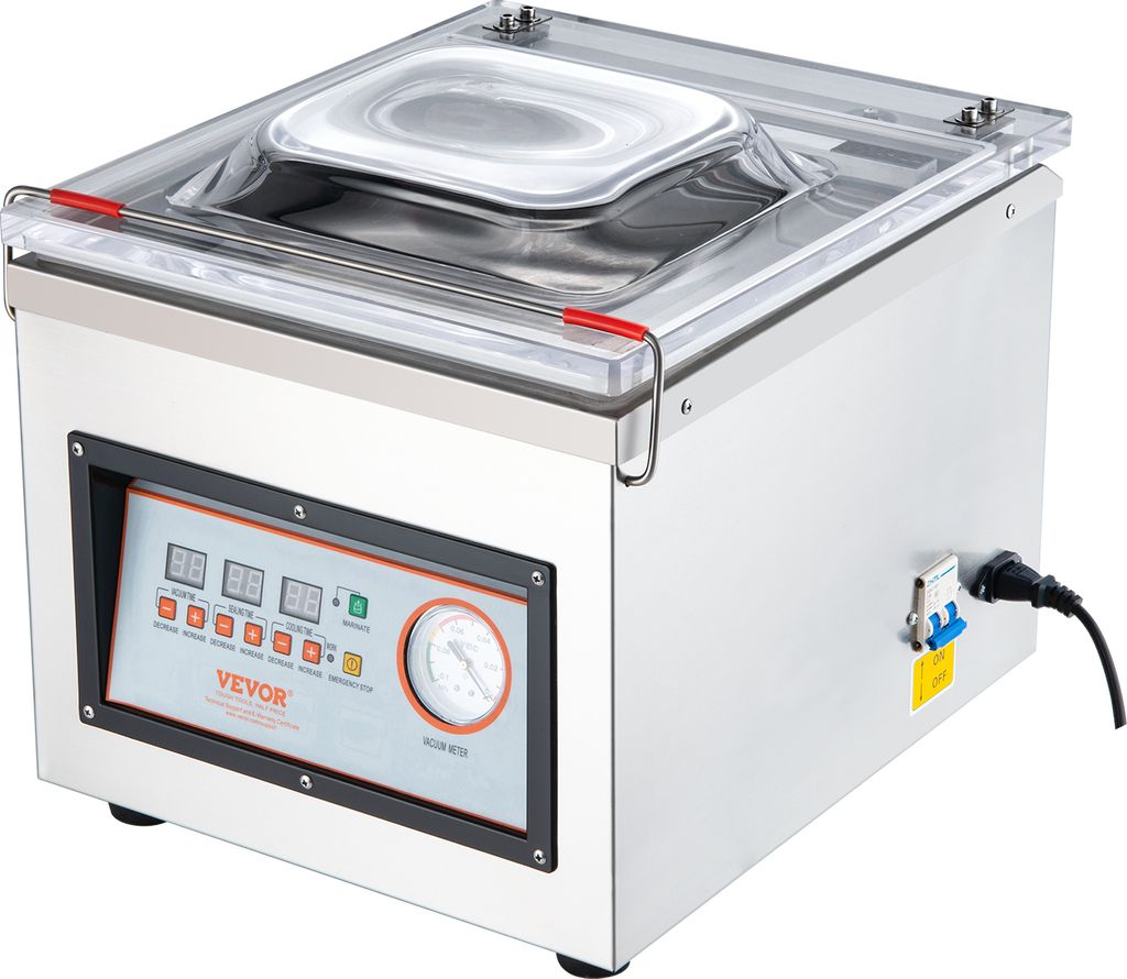 VEVOR Kammer-Vakuumierer 320 W Vakuumiergerät für feuchte Produktbild 