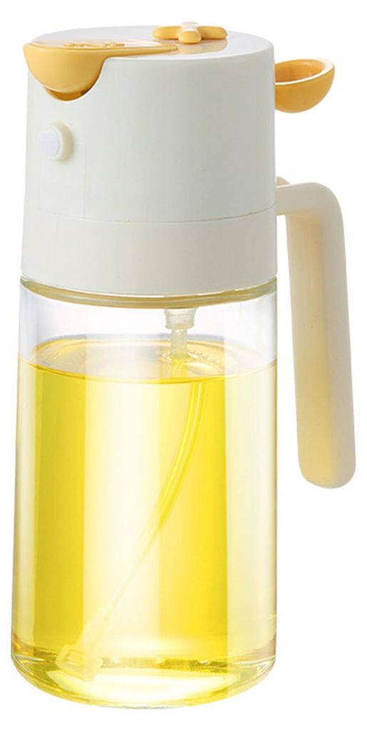 Olivenöl-Sprühflasche (460 ml) mit Hochdruckdüse – vielseitig einsetzbar für Heißluftfritteuse und Salatzubereitung