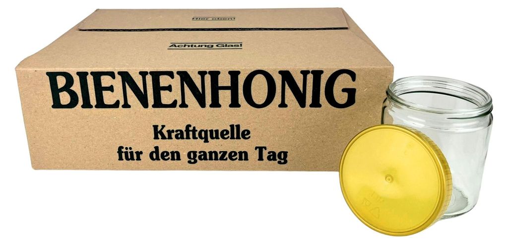 60 szt. neutralnych słoików z zakrętką, 500 g, miód Zdjęcie produktu 