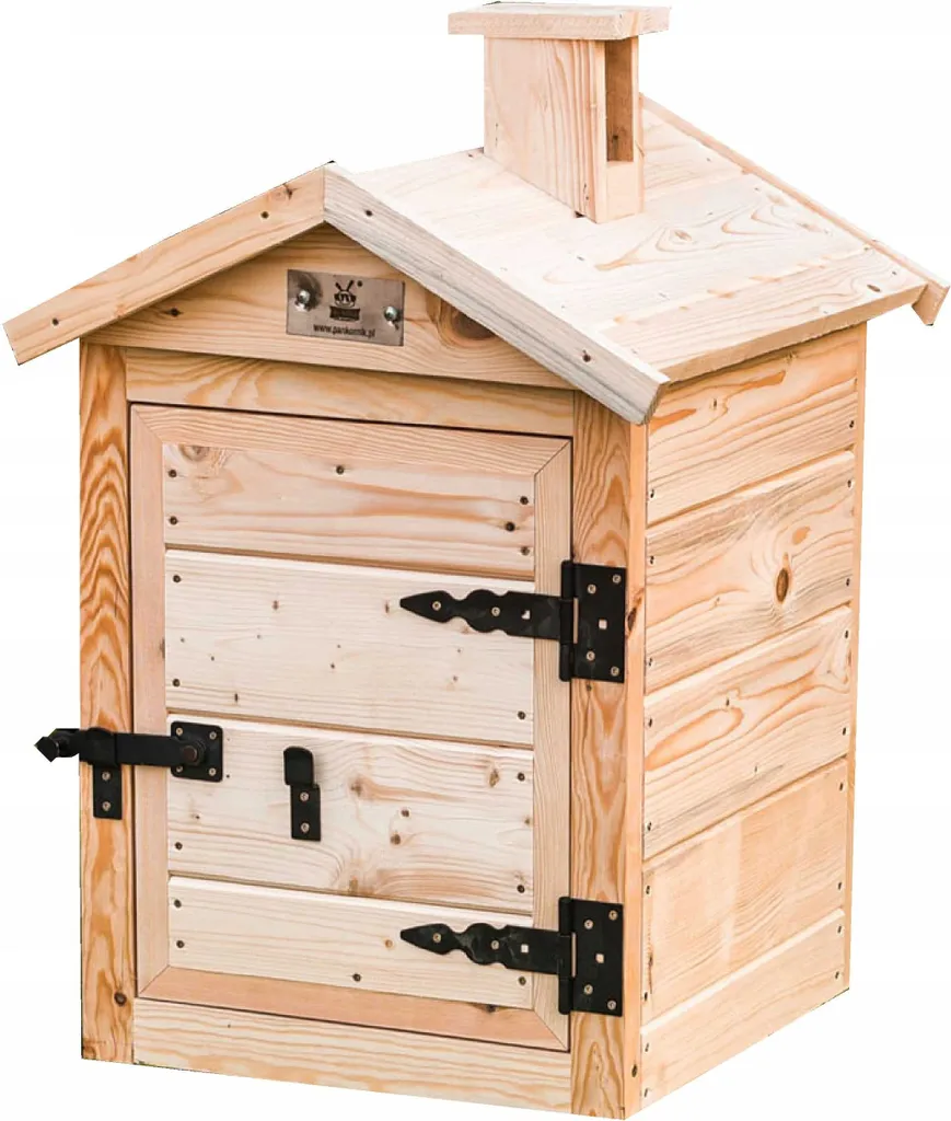Chambre de fumage en bois d'épicéa 50x80cm pour viande et poisson frais